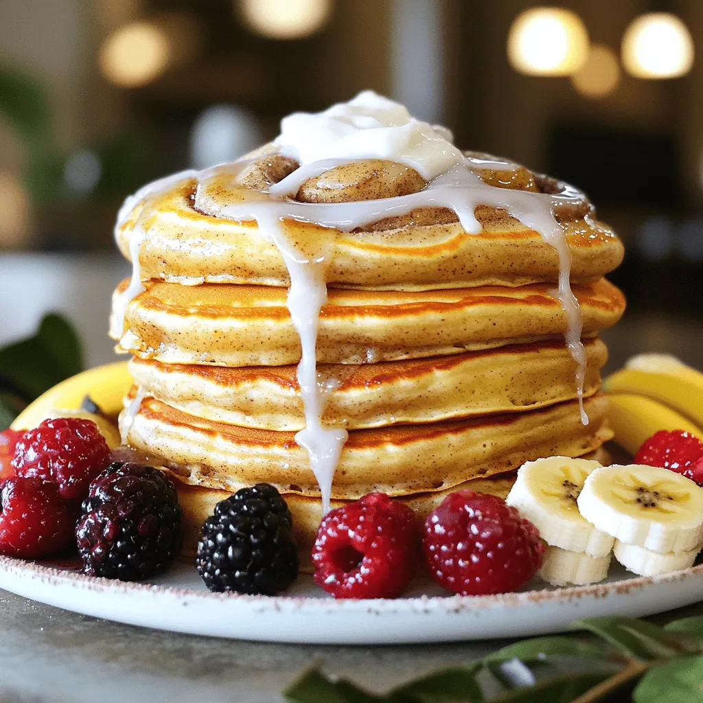 Cinnamon Roll Pancakes Delightful and Easy Recipe