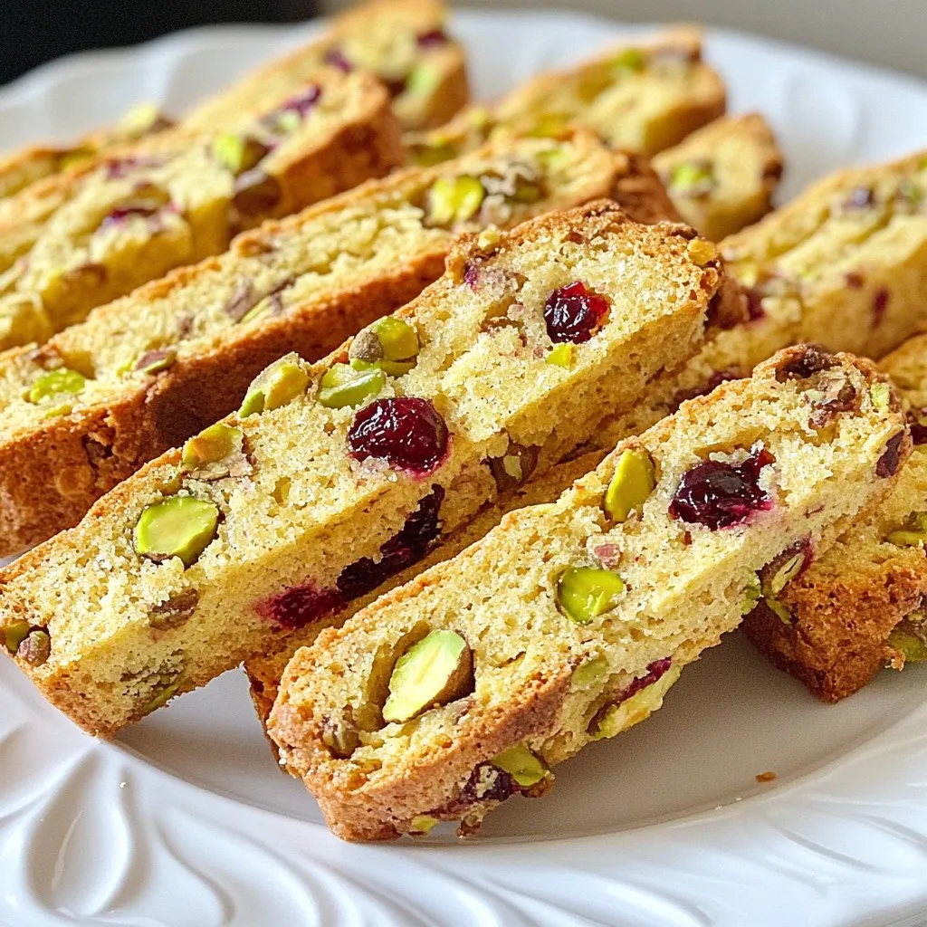 Pistachio Cranberry Biscotti Tasty Anytime Snack
