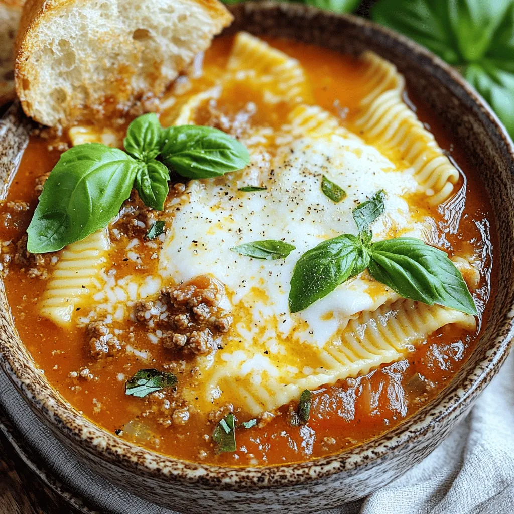 Easy Lasagna Soup Quick and Flavorful Meal Recipe