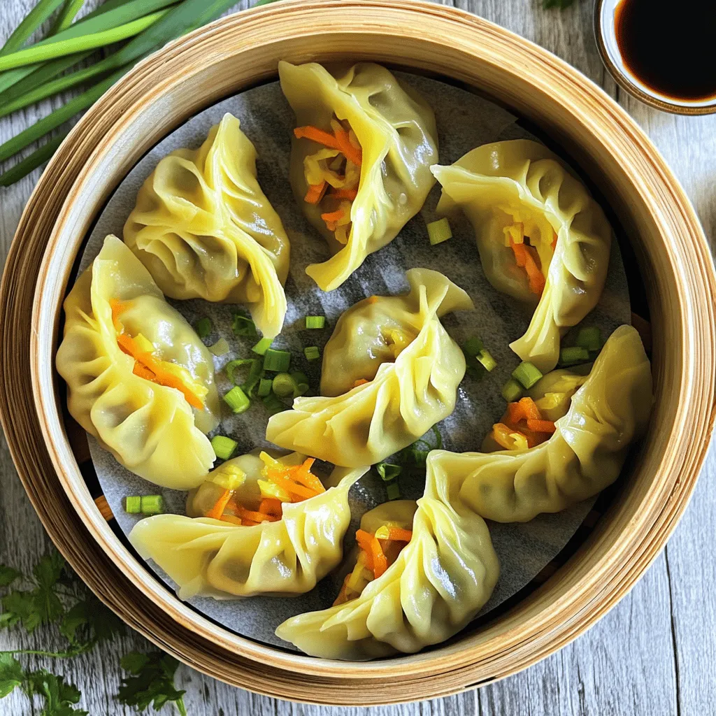 Vegan Steamed Dumplings Flavorful and Easy Recipe