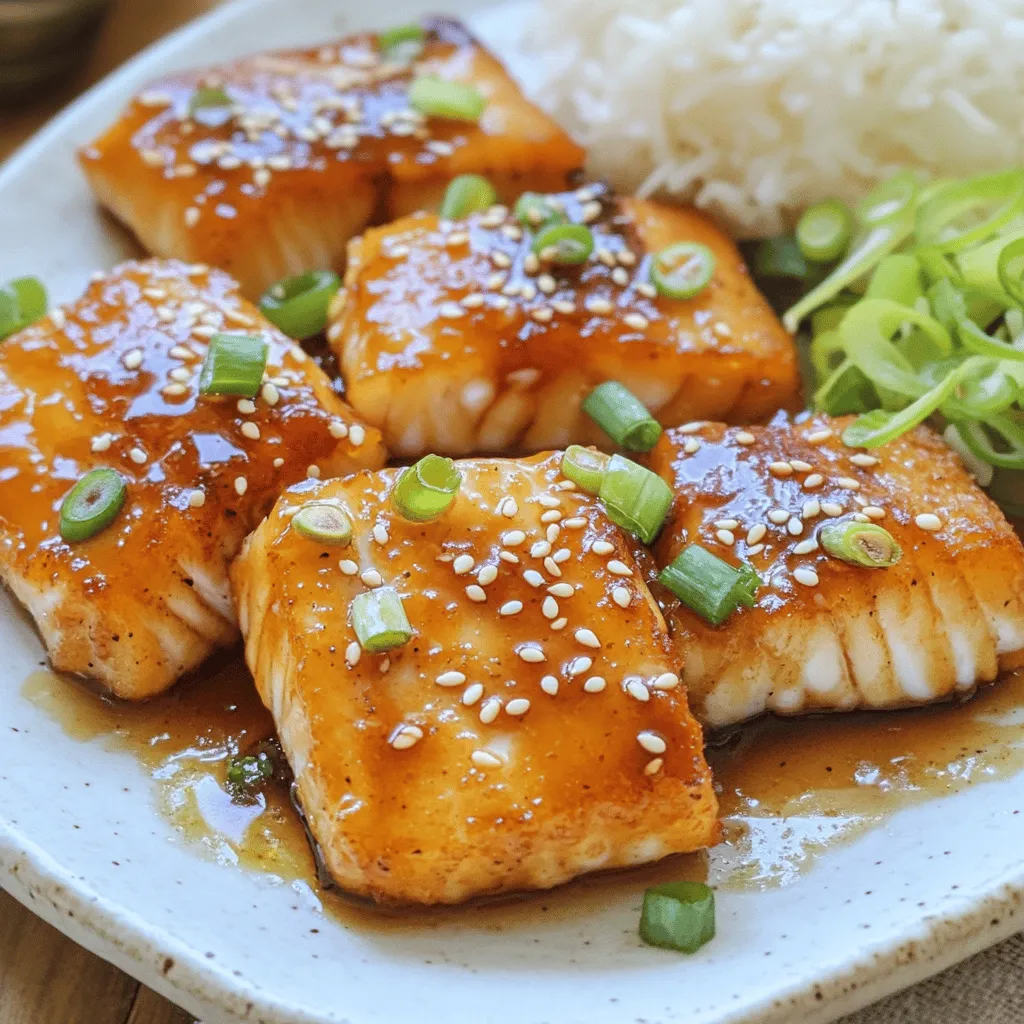 - 4 cod fillets (about 6 ounces each) - 1/4 cup soy sauce (low sodium recommended) - 2 tablespoons fresh ginger, grated - 2 tablespoons honey or maple syrup