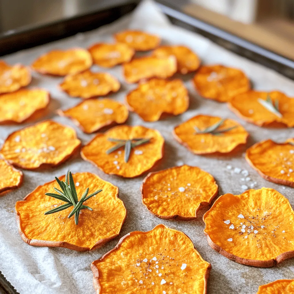 Baked Sweet Potato Chips Crispy and Flavorful Snack
