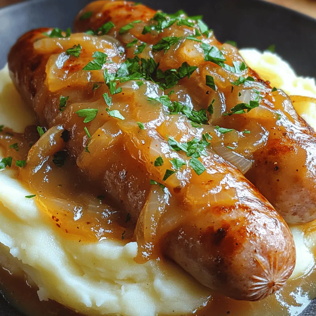 Bangers and Mash Delightful Comfort Food Recipe