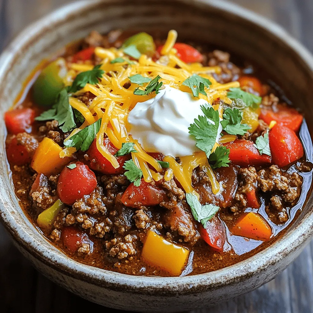 To make the best Instant Pot chili, start with key ingredients. You need ground beef or turkey, diced onion, minced garlic, and chopped bell peppers. The canned goods are also crucial. Use diced tomatoes, kidney beans, and black beans. Tomato paste adds richness, while beef broth brings depth. Don