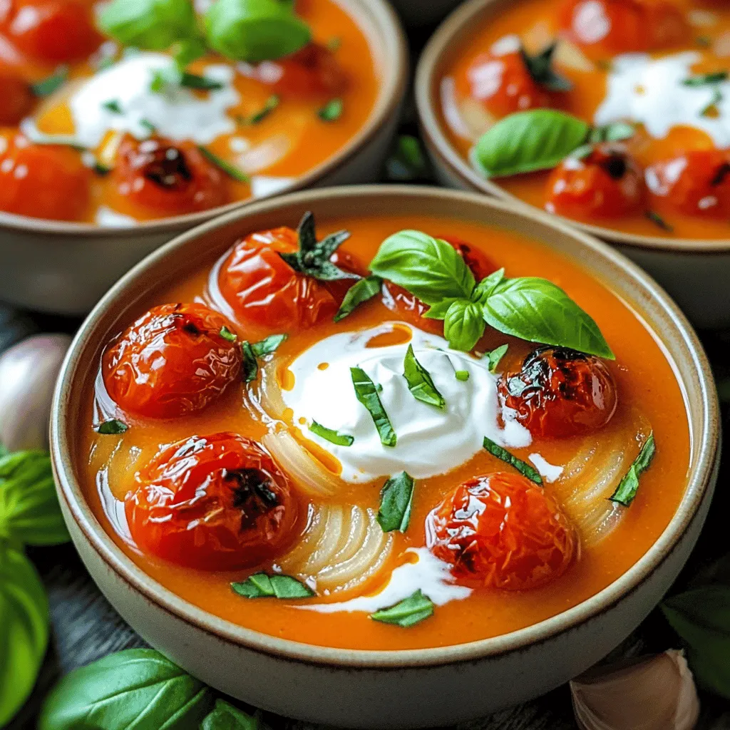 To make air fryer roasted tomato soup, you need fresh ingredients. Here’s what you will need: