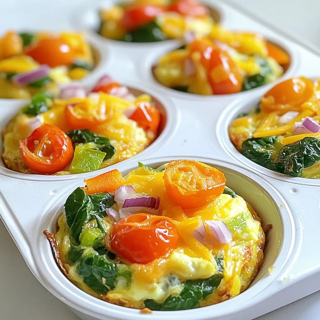 Veggie Loaded Egg Muffins Easy and Healthy Breakfast