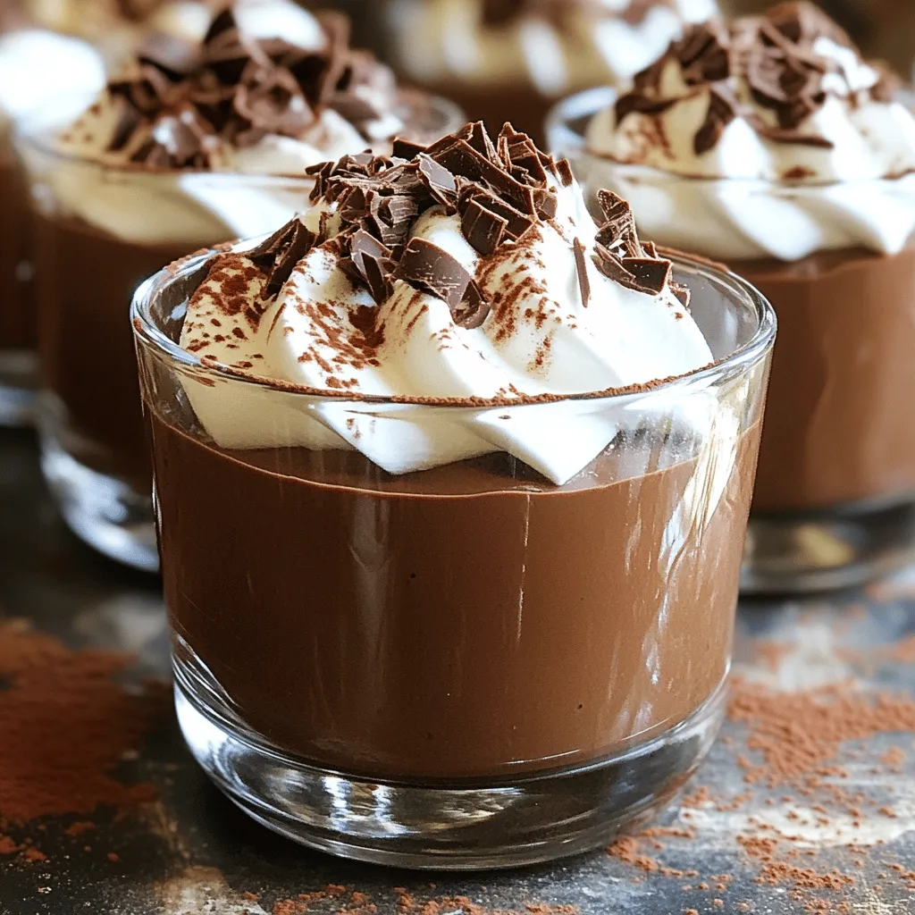 Classic Creamy Chocolate Mousse Delightful Homemade Treat