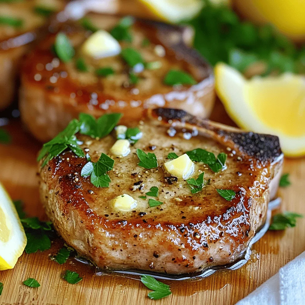 Garlic Butter Pan Seared Pork Chops Tasty and Juicy Meal