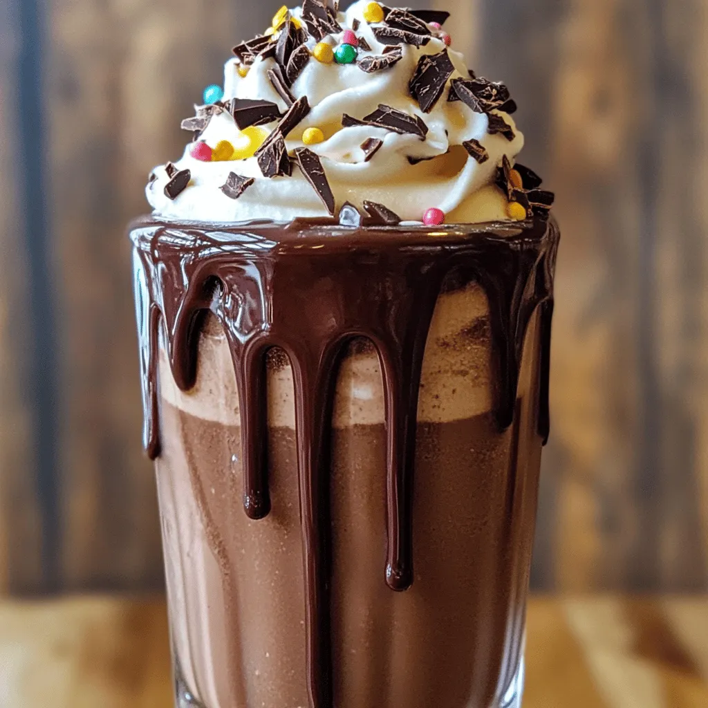 Homemade Chocolate Frosty Creamy and Smooth Recipe