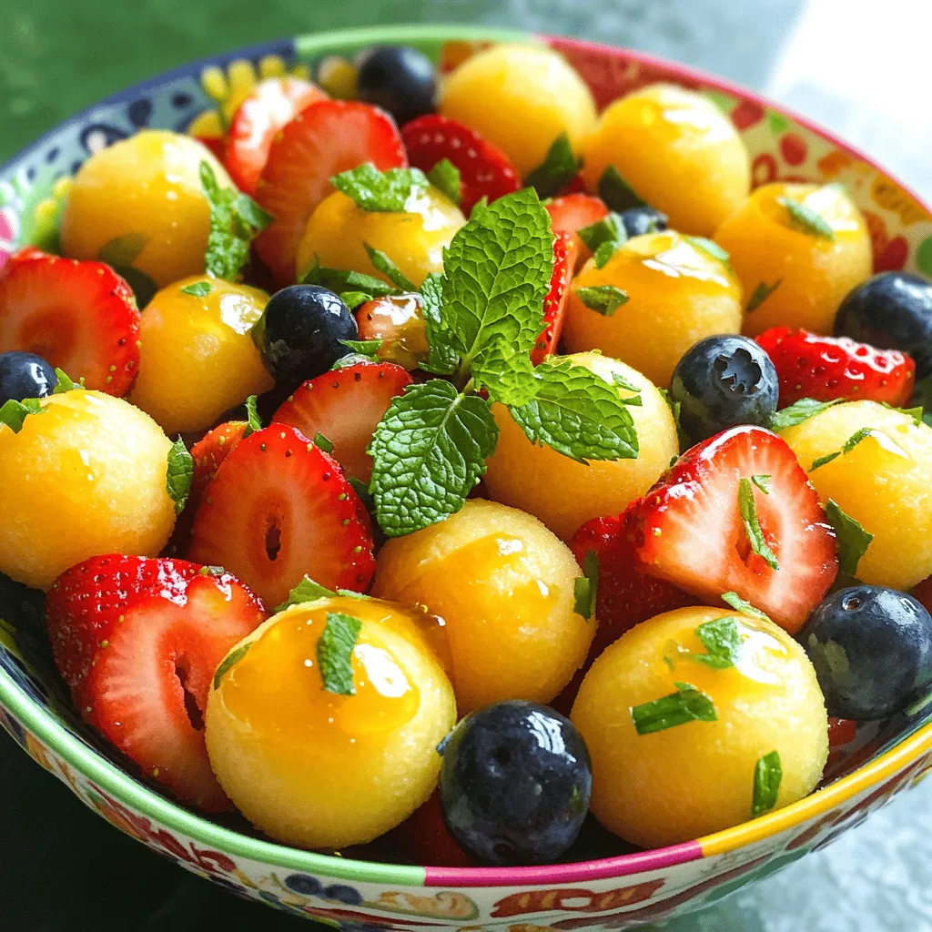 Stainless Steel Fruit Scooper Baller Perfect for Parties