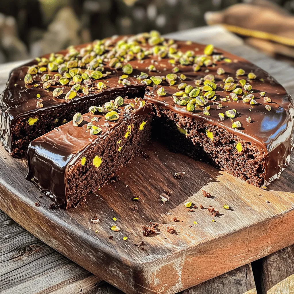 Chocolate Pistachio Cake Irresistible and Rich Delight
