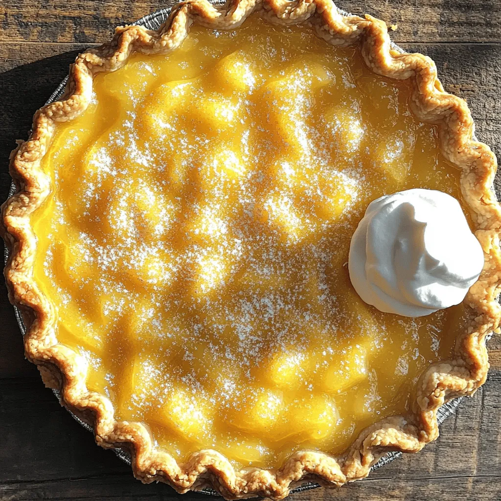 Lemon Chess Pie Delight Simple and Tasty Recipe