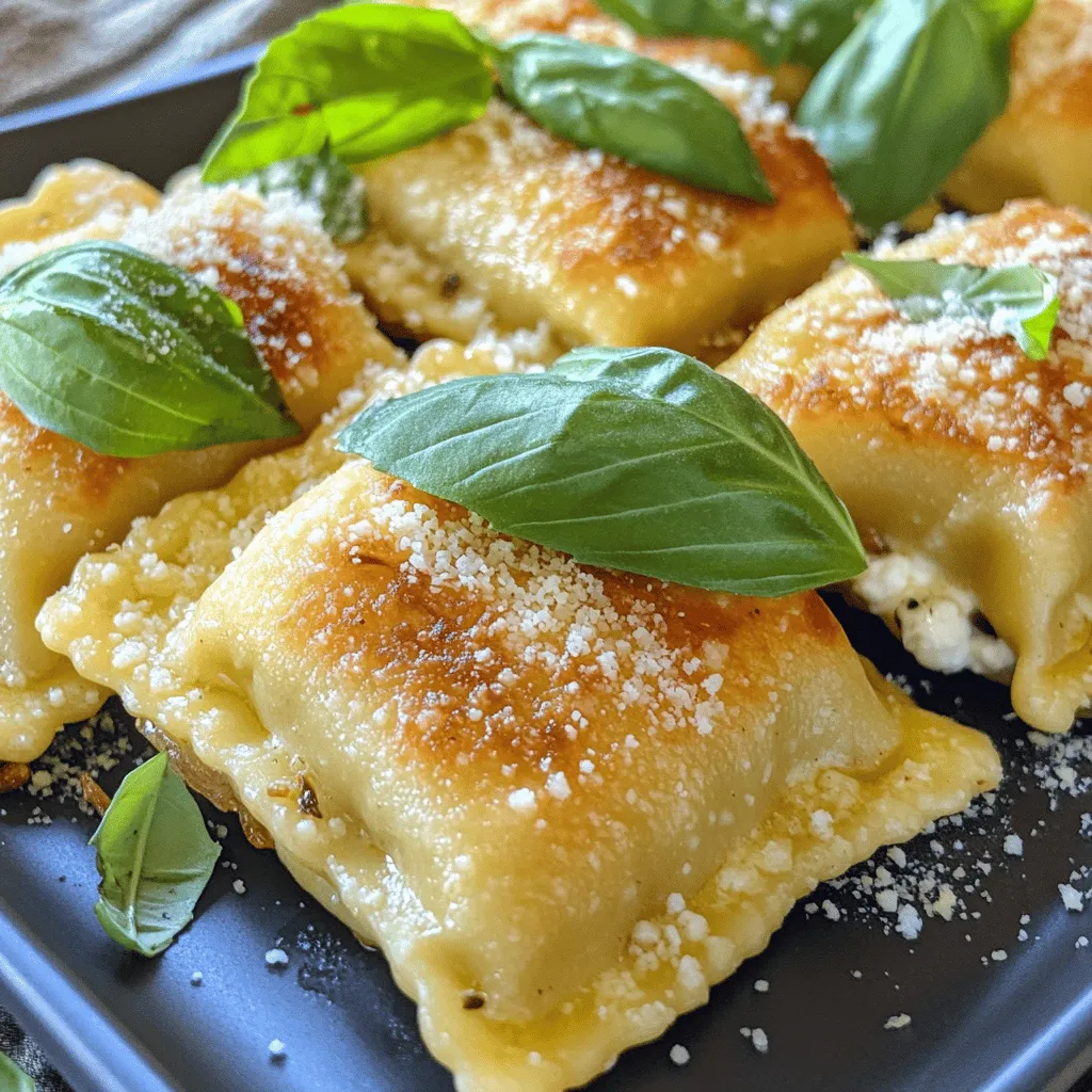 Roasted Garlic Ravioli Flavorful Homemade Delight