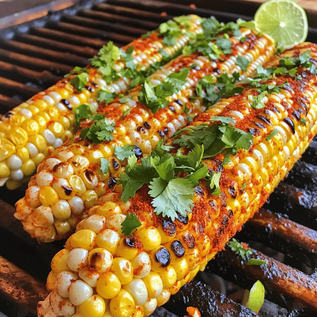 Smoky Corn on the Cob Tasty Grilling Delight