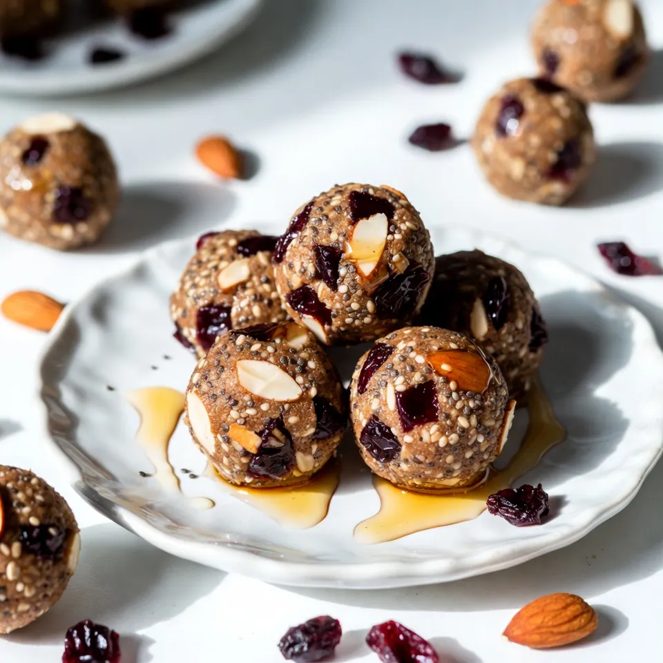 Cranberry Almond Energy Bites Simple and Tasty Treat