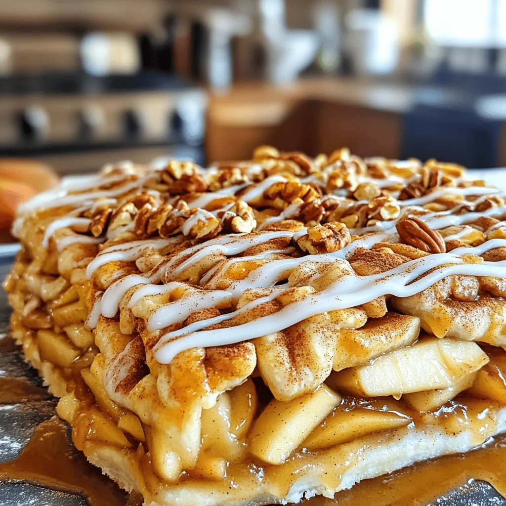Cinnamon Roll Apple Pie Easy and Delicious Dessert