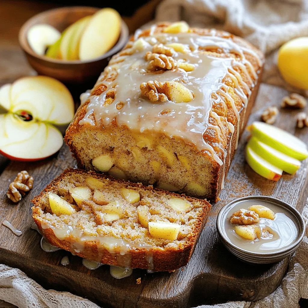 When making glazed apple cinnamon bread, you need some key ingredients. This bread is easy to make and tastes great. Here’s what you need for the recipe.