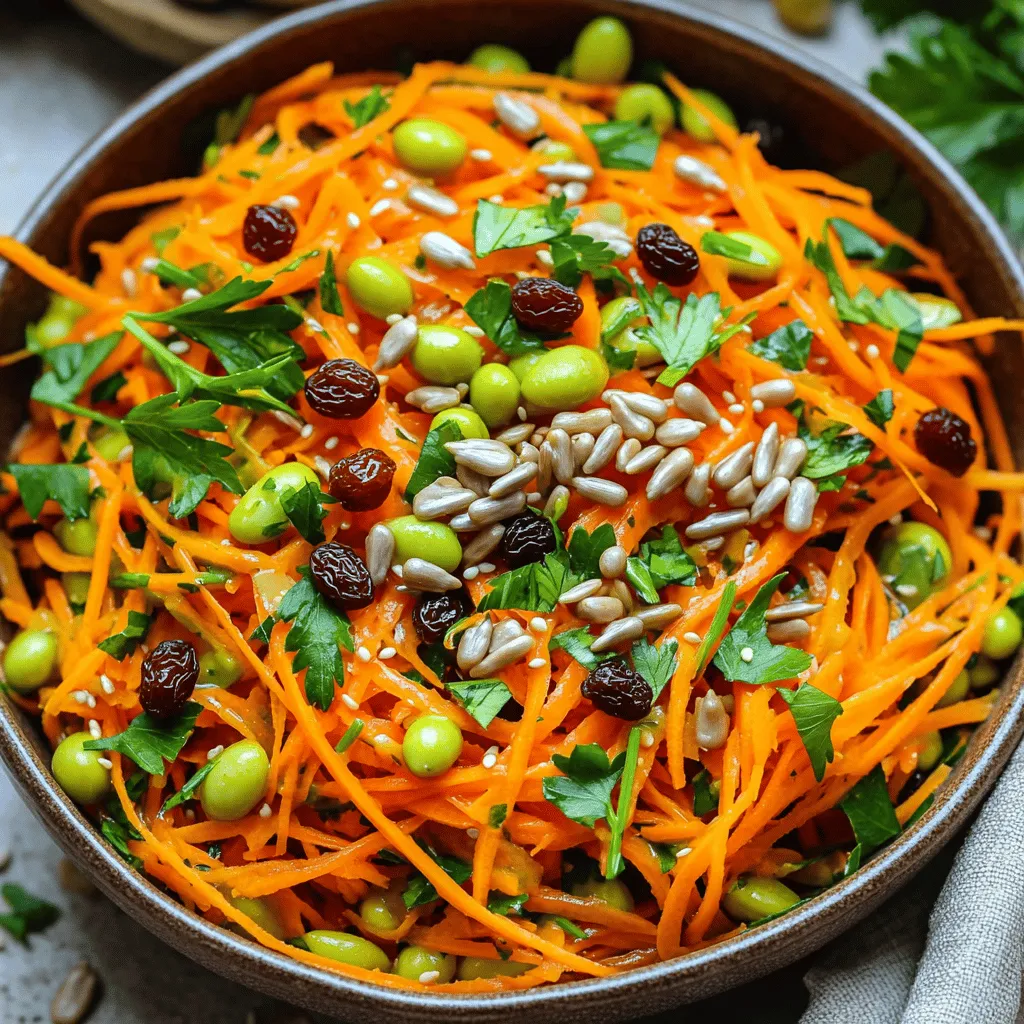Vibrant Shredded Carrot Salad for Refreshing Meals