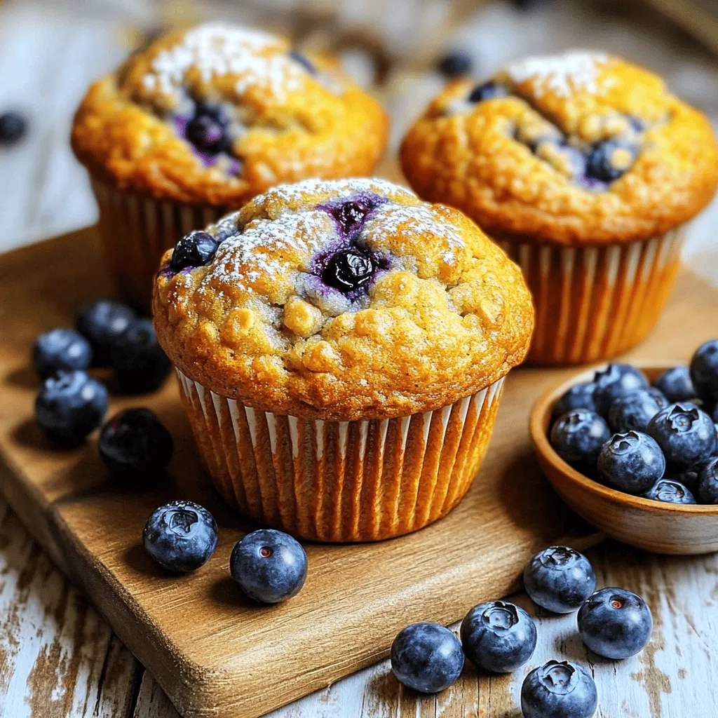 Blueberry Oatmeal Muffins Nutritious Breakfast Delight