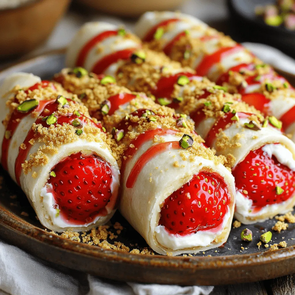 Easy strawberry cheesecake rolls are a fun treat. They combine fresh strawberries and sweet cream cheese. You can eat them chilled or at room temperature. These rolls are great for kids and adults alike. They also fit many occasions, like parties or family dinners.