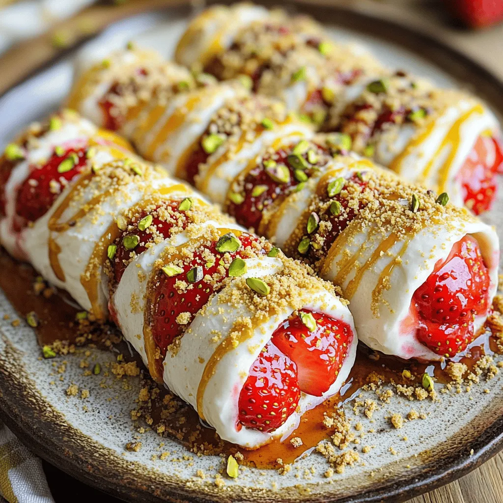 Easy Strawberry Cheesecake Rolls Recipe Delightful Treat
