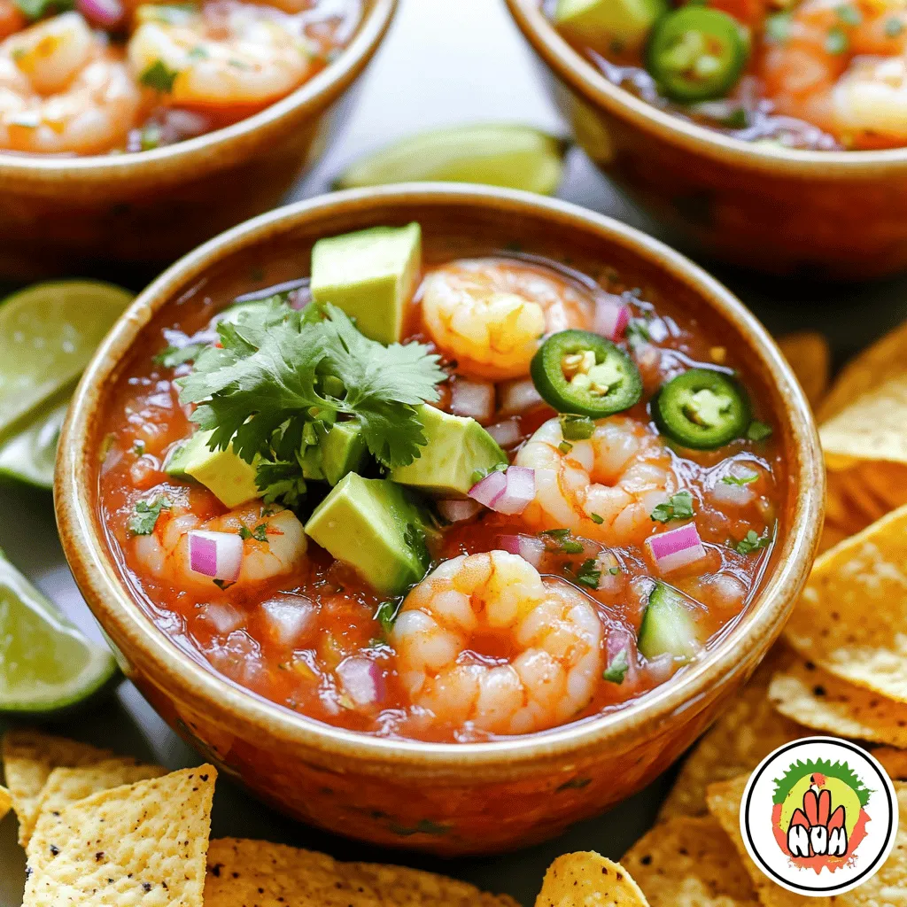 Refreshing Mexican Shrimp Cocktail Easy Summer Delight