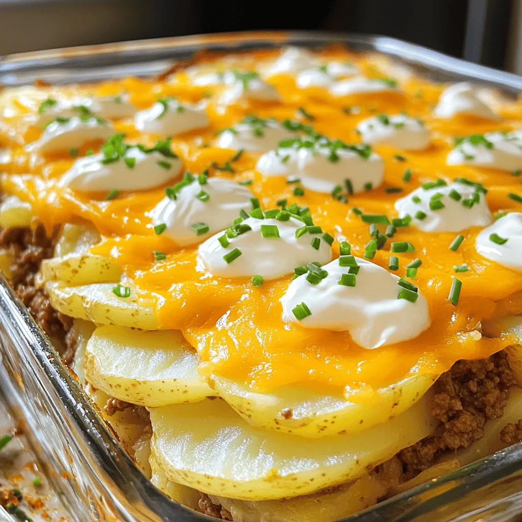 Easy Hamburger Potato Casserole Delicious Family Dish