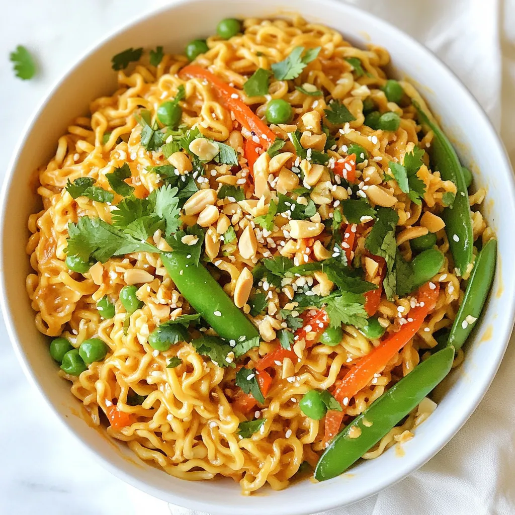 Spicy Peanut Ramen Flavorful and Simple Recipe