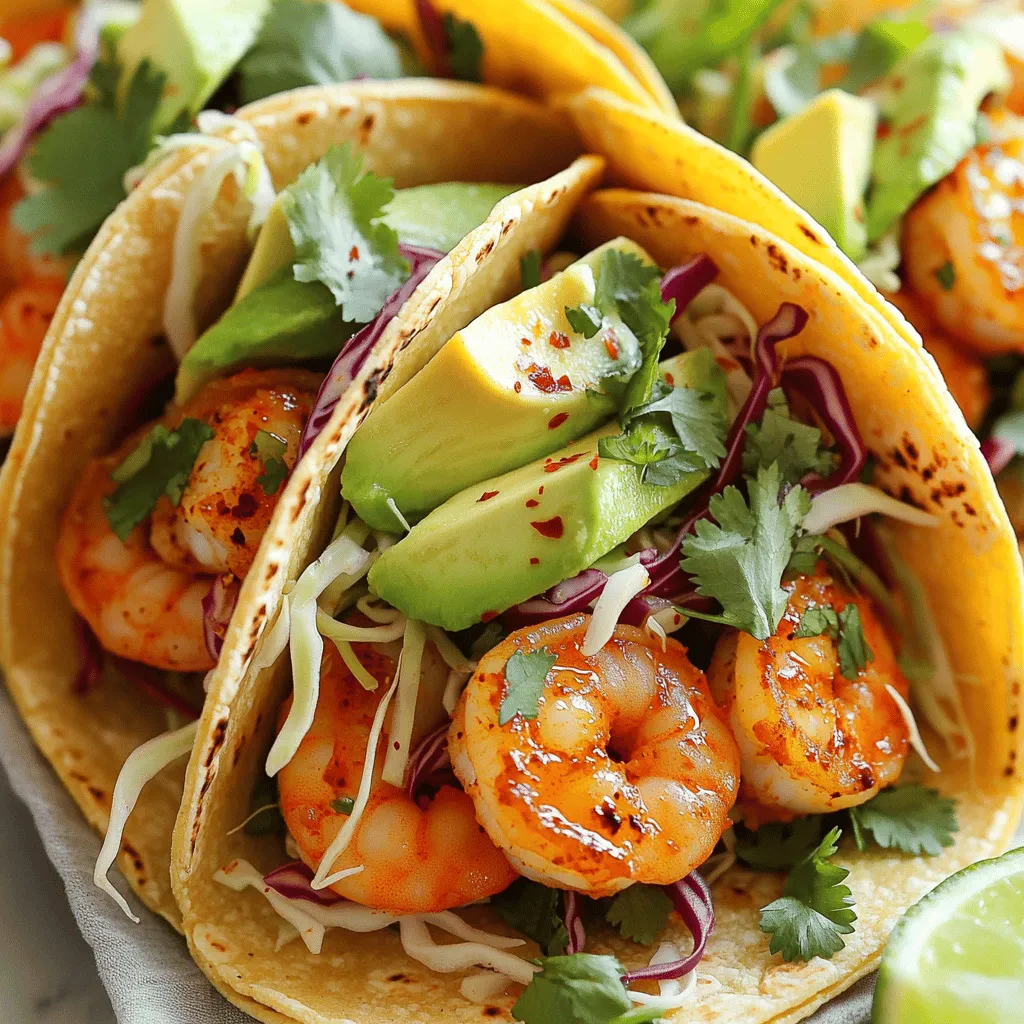 Spicy Garlic Shrimp Tacos Zesty and Quick Meal