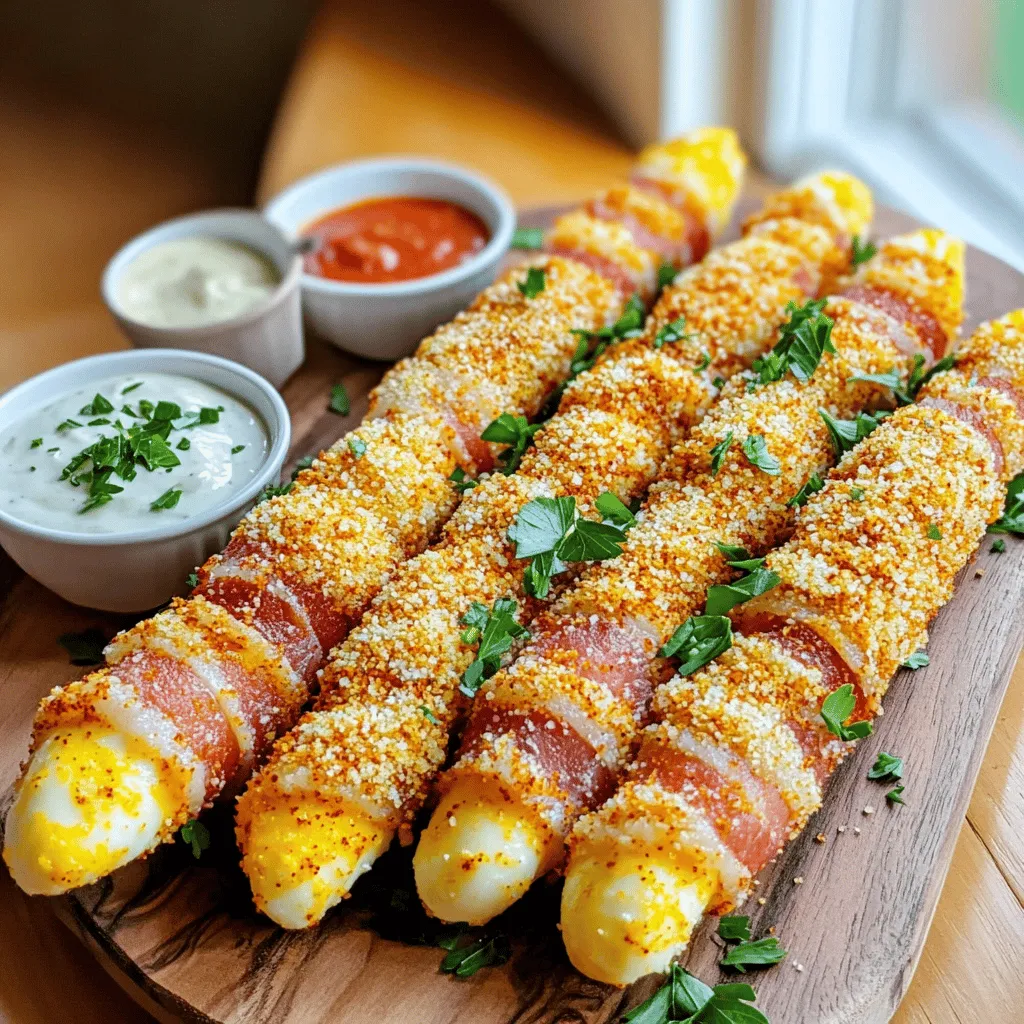 Snack Time Just Got Spicy with Bacon-Wrapped Mozzarella Sticks