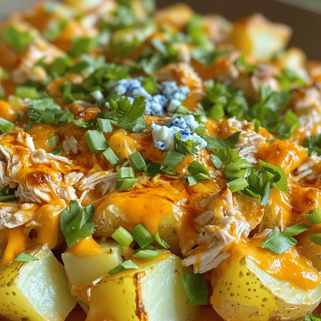 Buffalo Chicken Roasted Potato Bake: A Comforting and Flavorful Dish