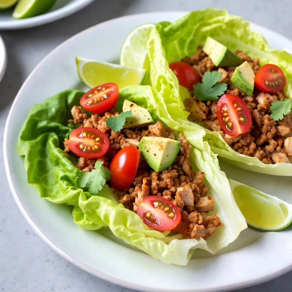 Turkey Taco Lettuce Wraps Healthy and Flavorful Meal