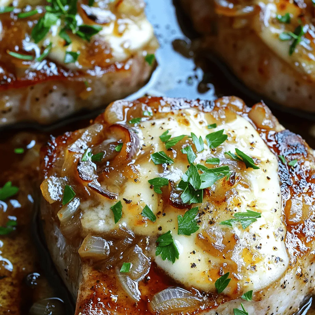 To make French Onion Smothered Pork Chops, you need a few key ingredients that bring the dish to life. Here’s what you will need: