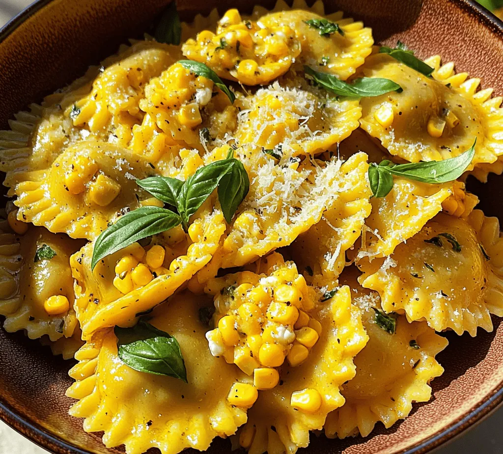 Sunshine Sweet Corn Ravioli is a delightful dish that captures the essence of summer in every bite. This homemade pasta is filled with a creamy mixture of sweet corn and ricotta cheese, making it not just a feast for the taste buds, but also a celebration of fresh, seasonal ingredients. The appeal of this ravioli lies in its vibrant flavors and comforting textures, which make it a perfect dish for family gatherings, special occasions, or even a cozy weeknight dinner.