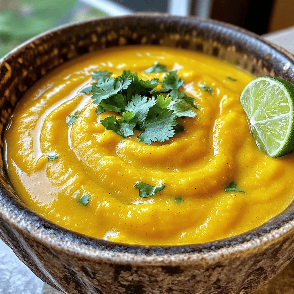 Coconut Curry Butternut Squash Soup Delightful Recipe