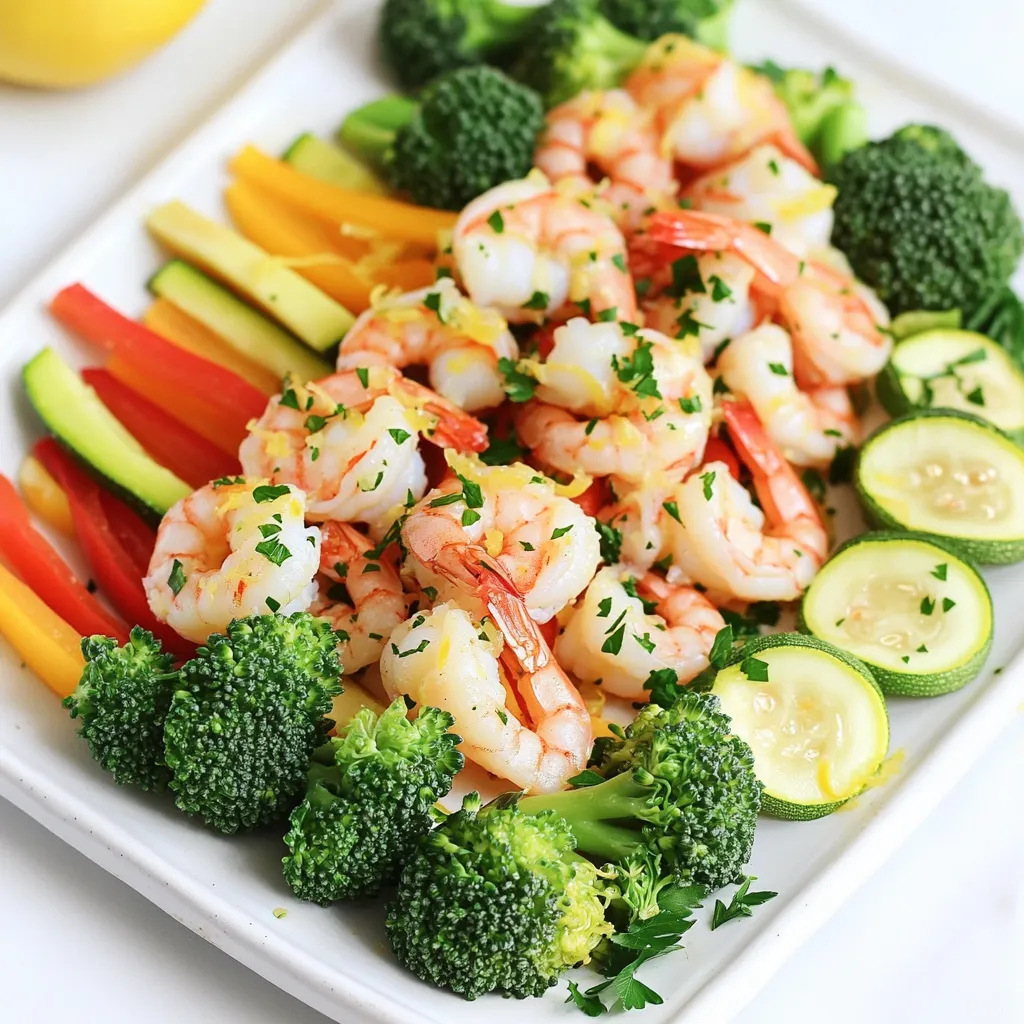 Lemon Garlic Shrimp and Veggies Sheet Pan Delight