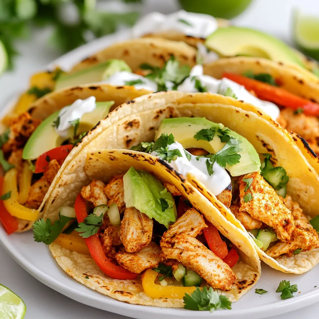 Cajun Chicken Tacos Bursting with Flavorful Goodness