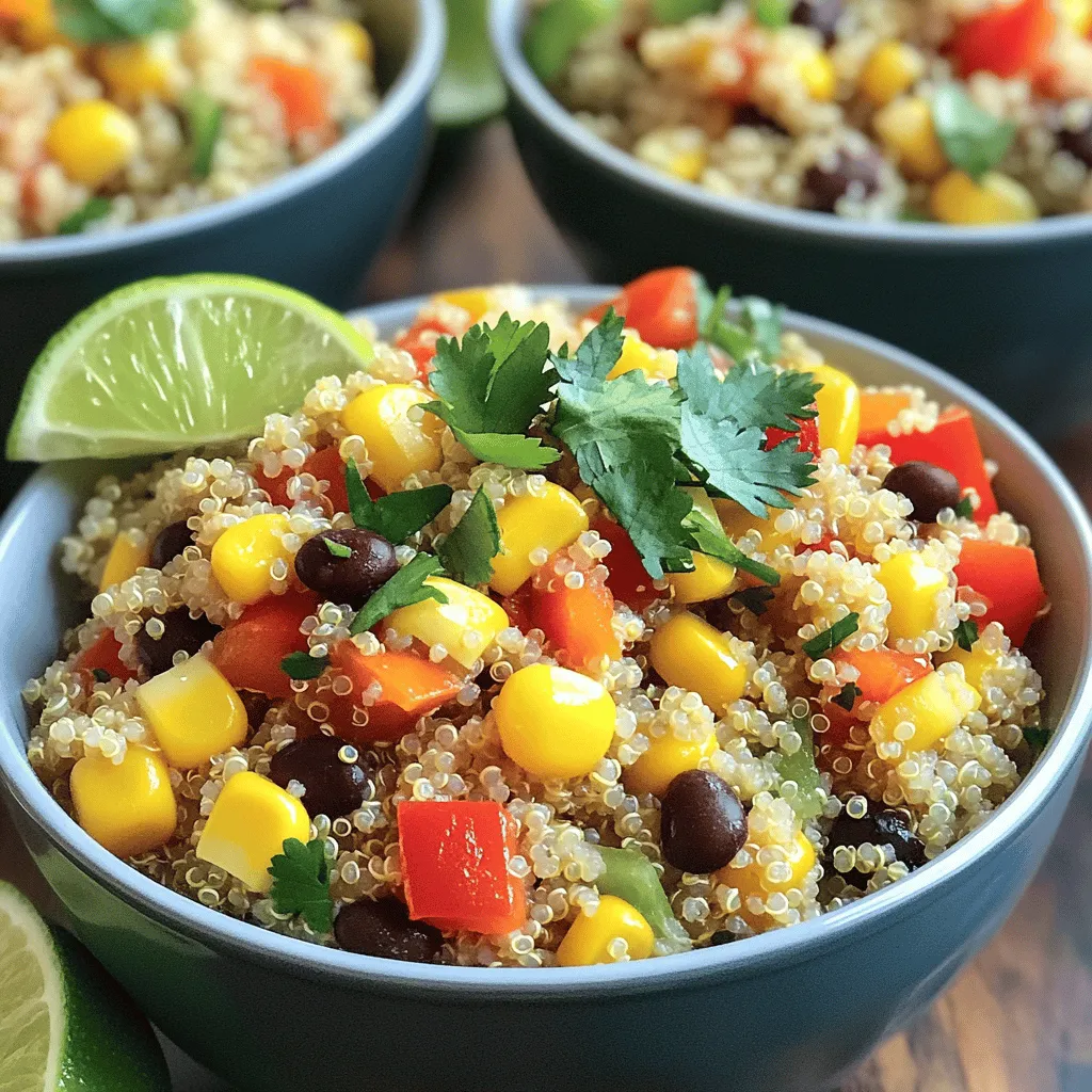 One-Pot Zesty Quinoa Fiesta Flavorful and Easy Meal