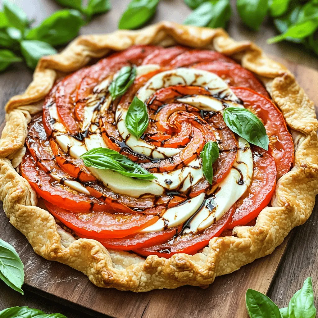 Delightful Caprese Galette: A Rustic Italian Classic