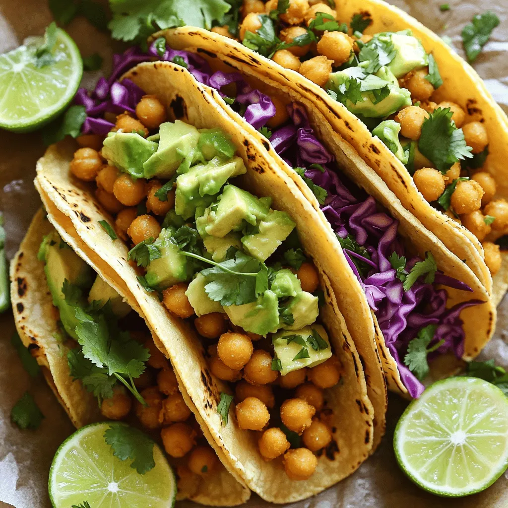 Crispy Avocado Chickpea Tacos Flavorful and Easy Meal