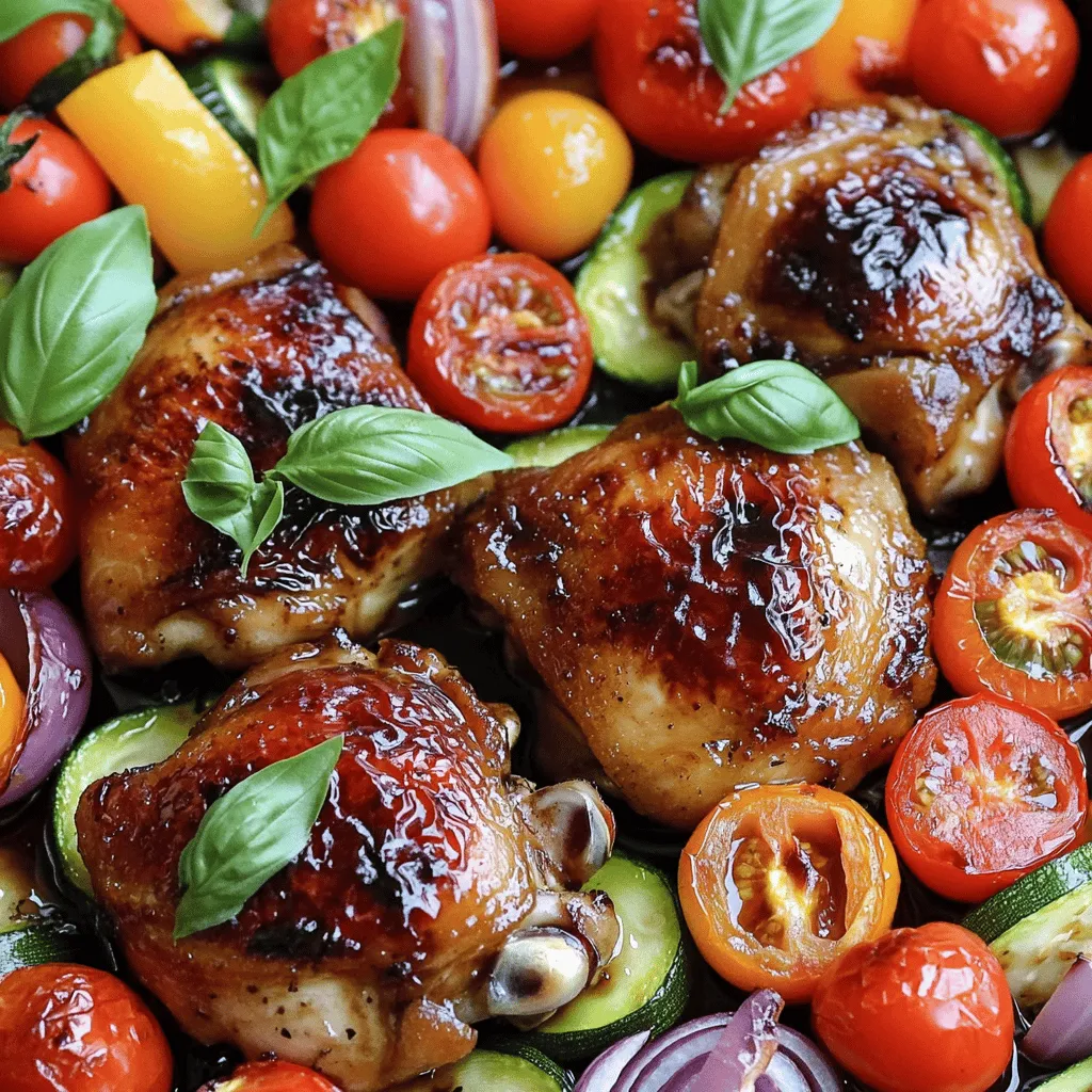One Pan Balsamic Chicken and Veggies Flavorful Dish