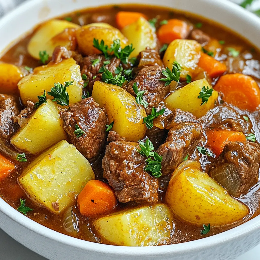 Crockpot Beef Stew Classic Hearty Comfort Meal