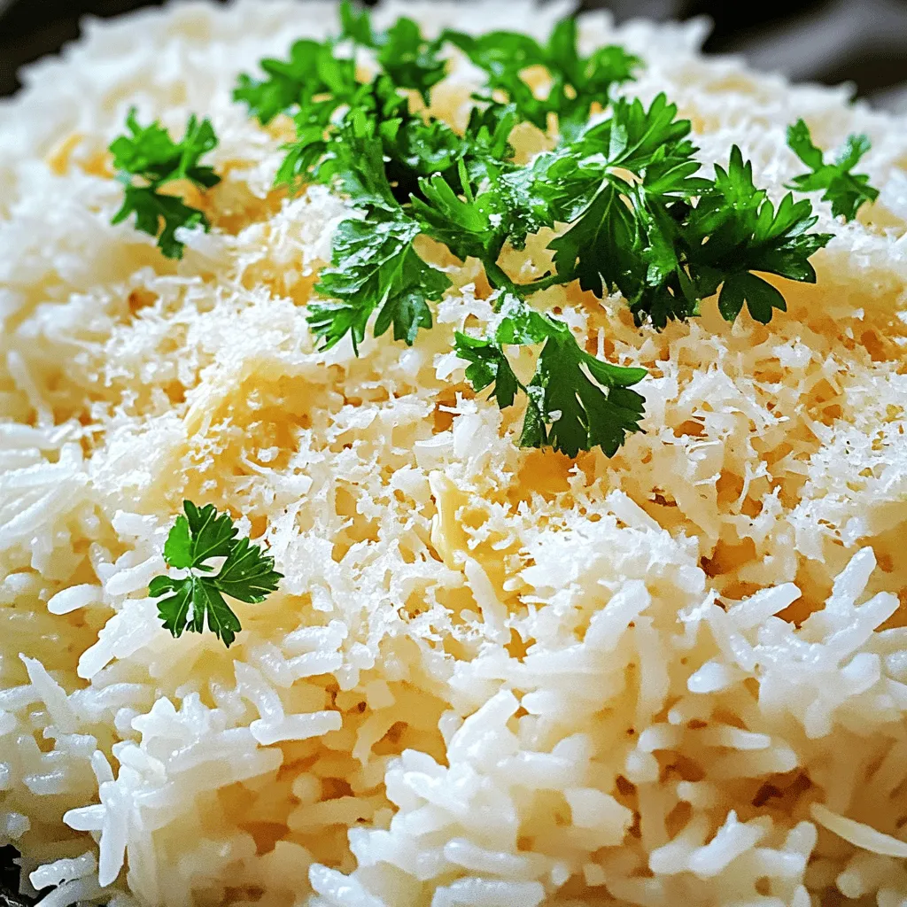 Parmesan Garlic Butter Rice: A Comforting Delight