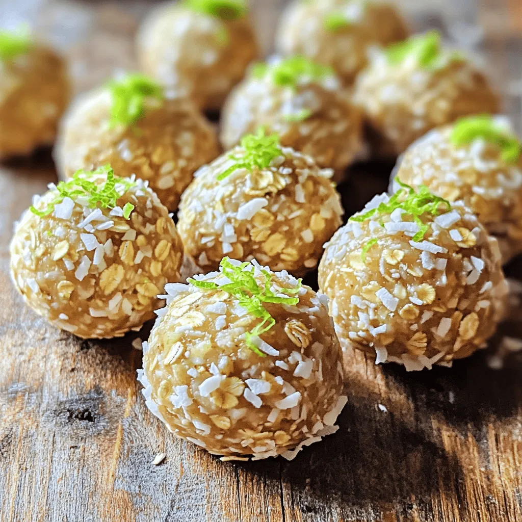 Coconut Lime Energy Balls Energizing Snack Recipe