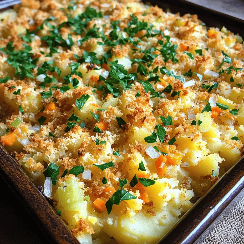 Amish Potato Stuffing Flavorful and Comforting Dish