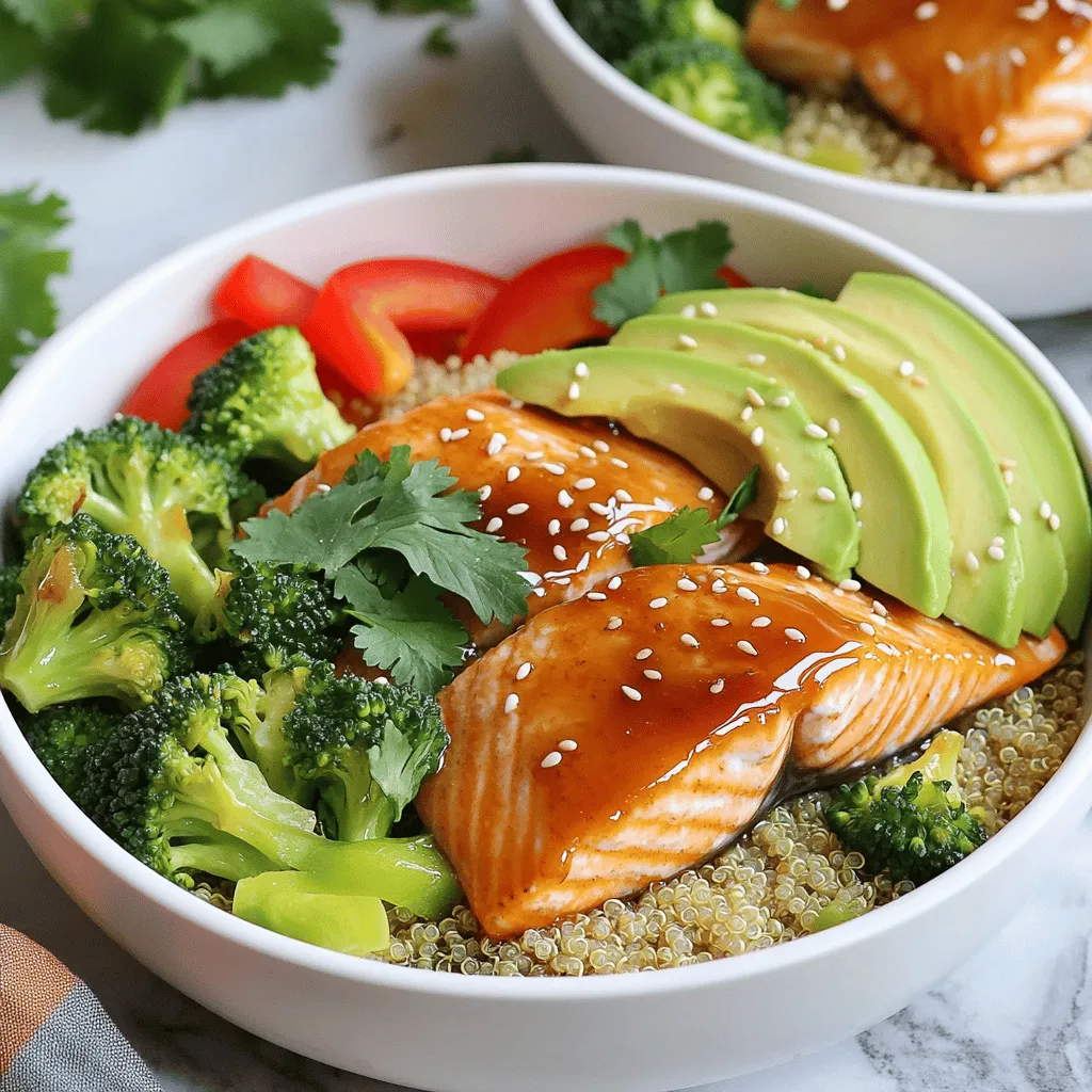 Minute Honey Garlic Salmon Bowls Simple Healthy Meal