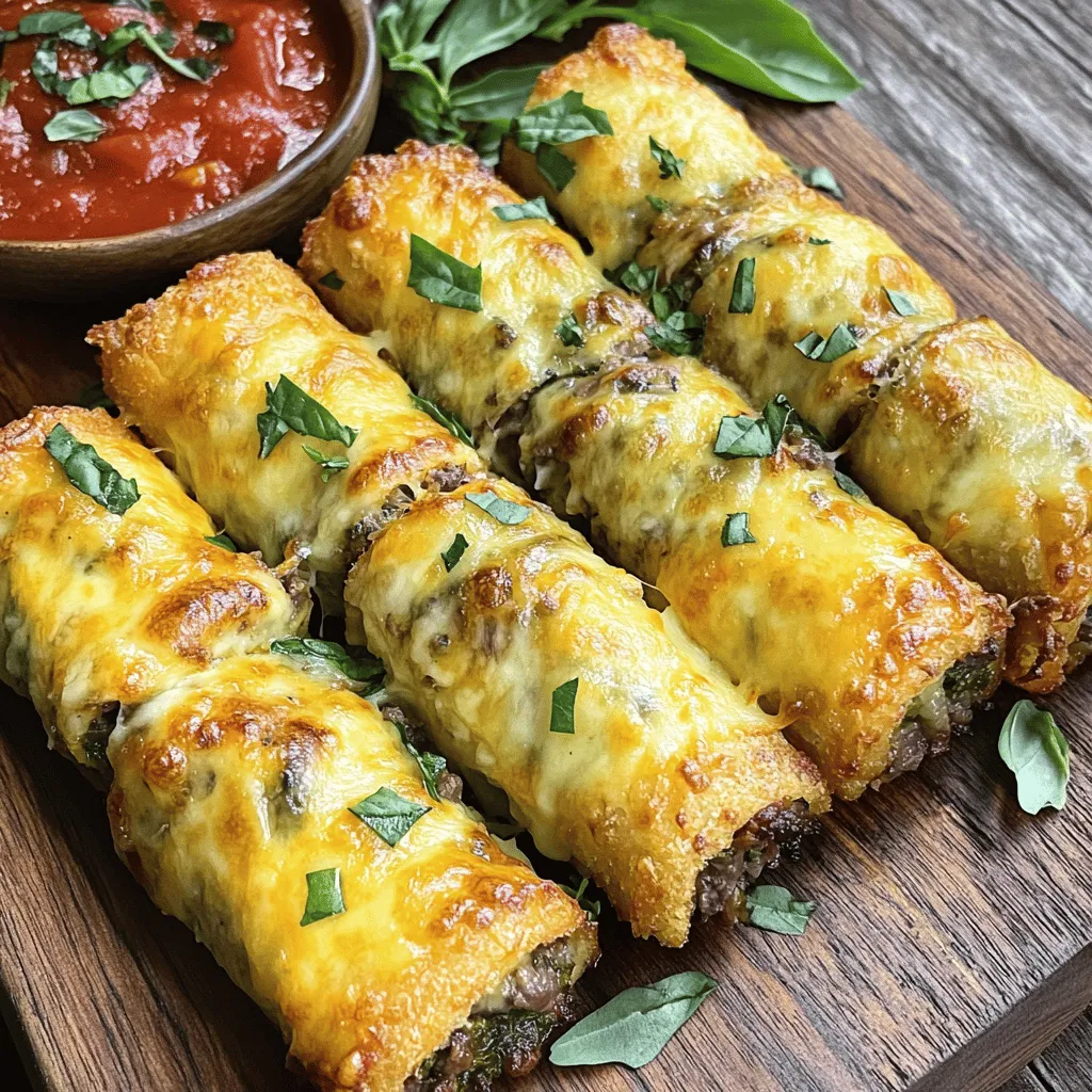 For cheesy beef roll-ups, you need simple but tasty ingredients. Here are the essentials: