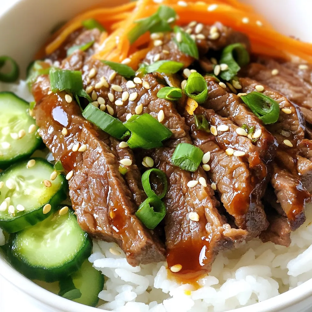 Spicy Korean Beef Bulgogi Bowls Flavorful Family Meal