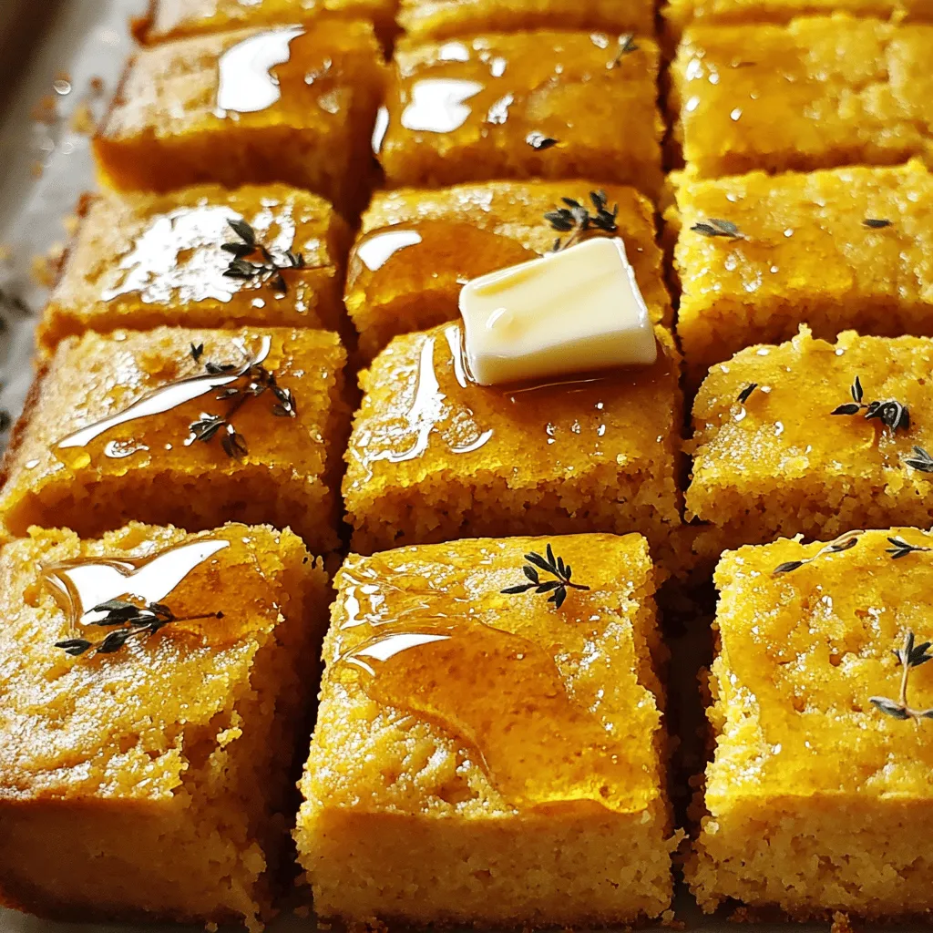 Sweet and Moist Honey Cornbread Tasty and Easy Recipe