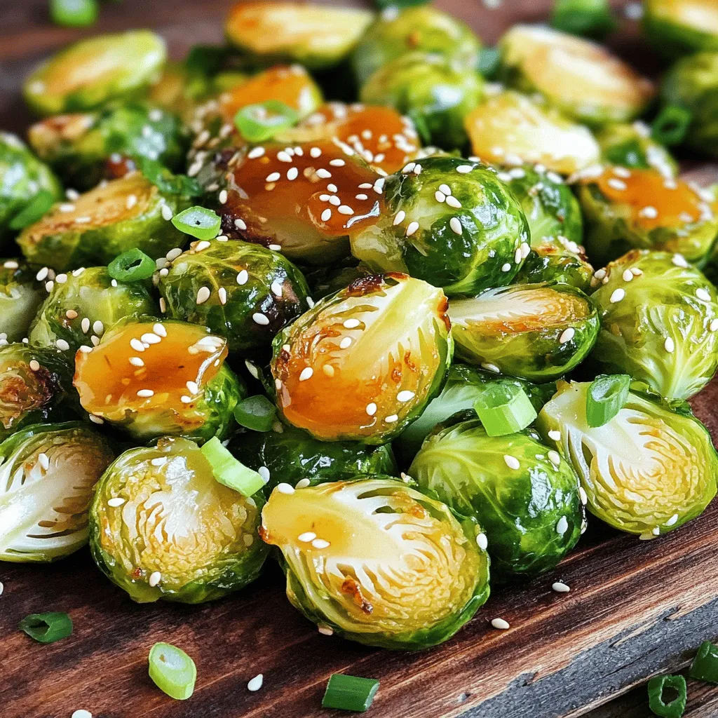 Honey Sriracha Brussels Sprouts Flavorful and Simple